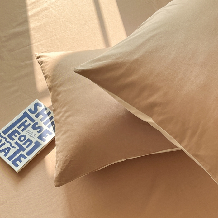 91家纺网 家纺一手货源 找家纺 泽西家纺+V17798841158发大图 2026新款A类全棉纯棉13376单品床单床单单件 焦糖