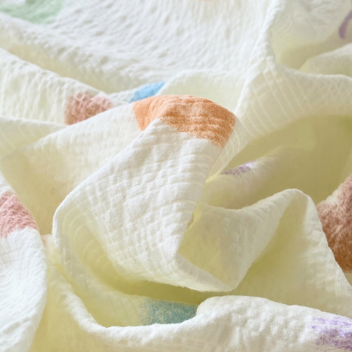 91家纺网 家纺一手货源 找家纺 （总）爱橙家纺（原艾橙家纺） 2026春夏新款韩式花边110g超柔泡芙纱四件套