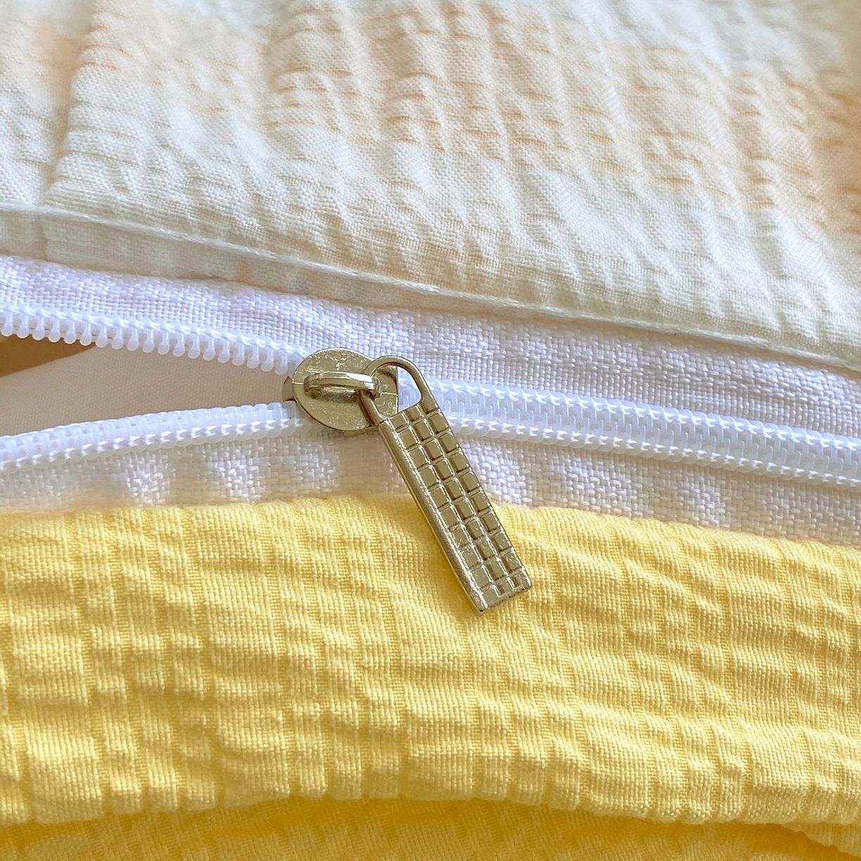 91家纺网 家纺一手货源 找家纺 爱橙家纺（原艾橙家纺） 2026春夏新款韩式花边110g超柔泡芙纱四件套 星星崽