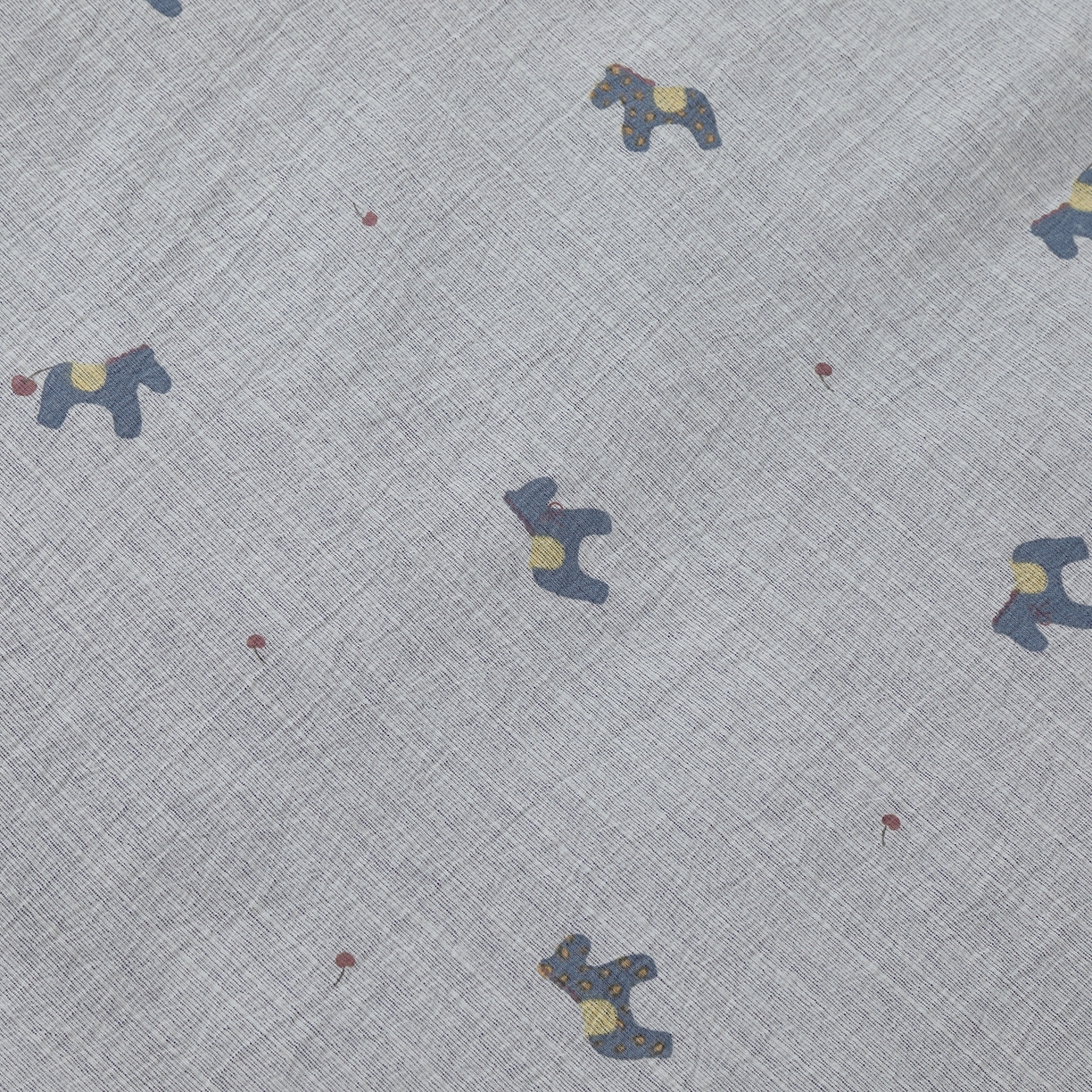 91家纺网 家纺一手货源 找家纺 恋之语 2026新款全棉花边色织水洗棉花边四件套 浅蓝汪汪