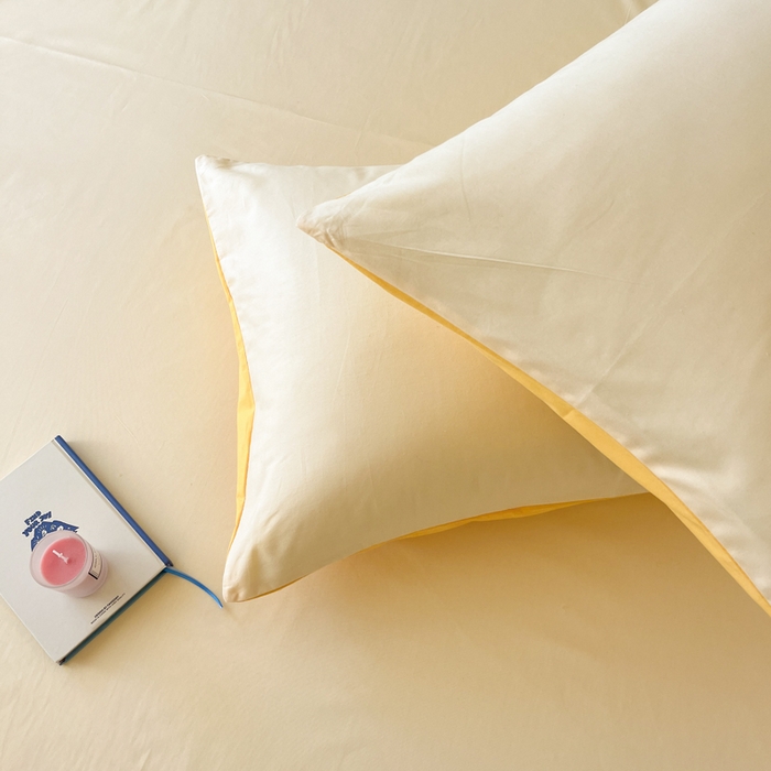 91家纺网 家纺一手货源 找家纺 泽西家纺+V17798841158发大图 2026新款A类全棉纯棉13376单品床单床单单件 奶油黄