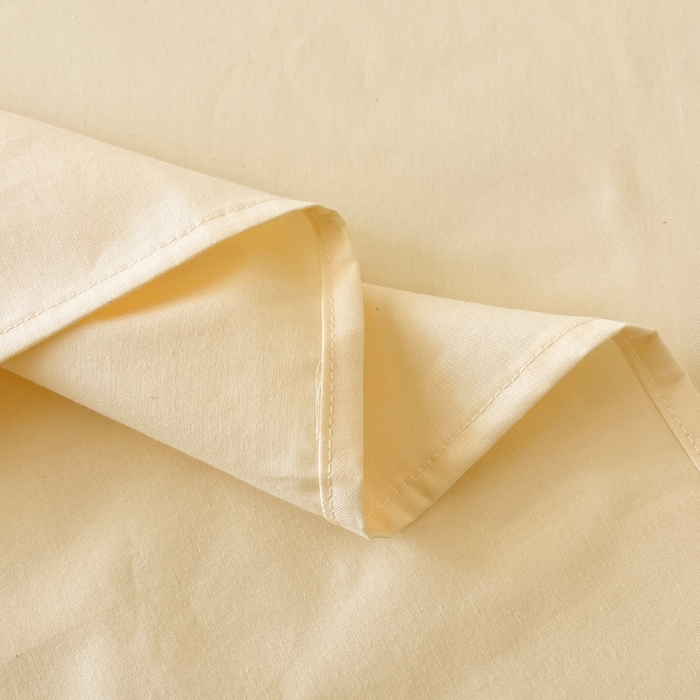 91家纺网 家纺一手货源 找家纺 泽西家纺+V17798841158发大图 2026新款A类全棉纯棉13376单品床单床单单件 奶油黄