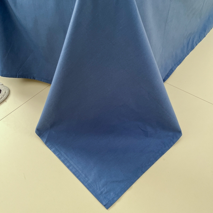 91家纺网 家纺一手货源 找家纺 泽西家纺+V17798841158发大图 2026新款A类全棉纯棉13376单品床单床单单件 牛仔蓝