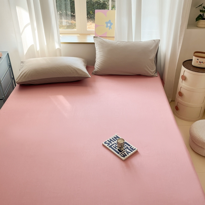 91家纺网 家纺一手货源 找家纺 泽西家纺+V17798841158发大图 2026新款A类全棉纯棉13376单品床单床单单件 暖豆沙