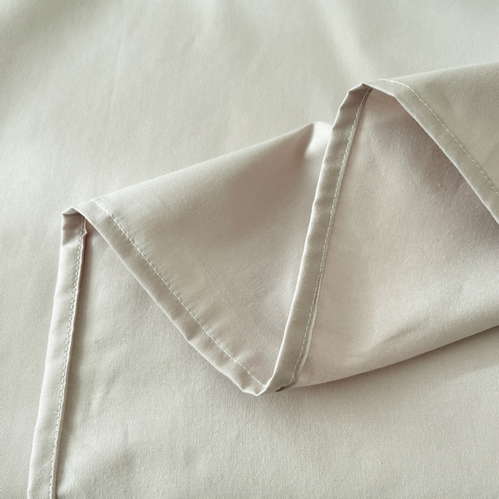 91家纺网 家纺一手货源 找家纺 泽西家纺+V17798841158发大图 2026新款A类全棉纯棉13376单品床单床单单件 浅米灰