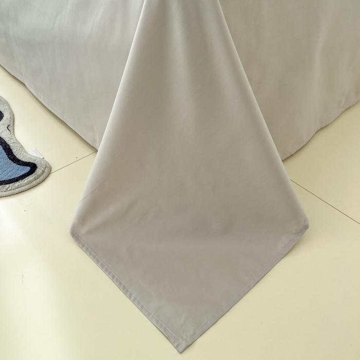 91家纺网 家纺一手货源 找家纺 泽西家纺+V17798841158发大图 2026新款A类全棉纯棉13376单品床单床单单件 浅米灰