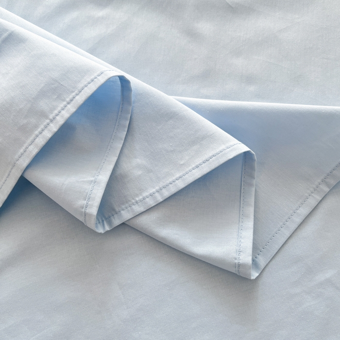 91家纺网 家纺一手货源 找家纺 泽西家纺+V17798841158发大图 2026新款A类全棉纯棉13376单品床单床单单件 晴空蓝