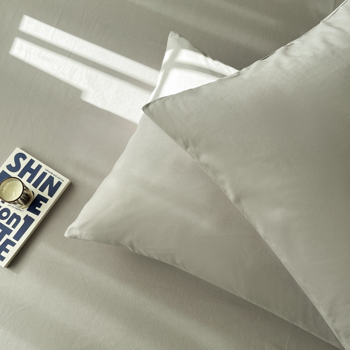 91家纺网 家纺一手货源 找家纺 泽西家纺+V17798841158发大图 2026新款A类全棉纯棉13376单品床单床单单件 绅士灰