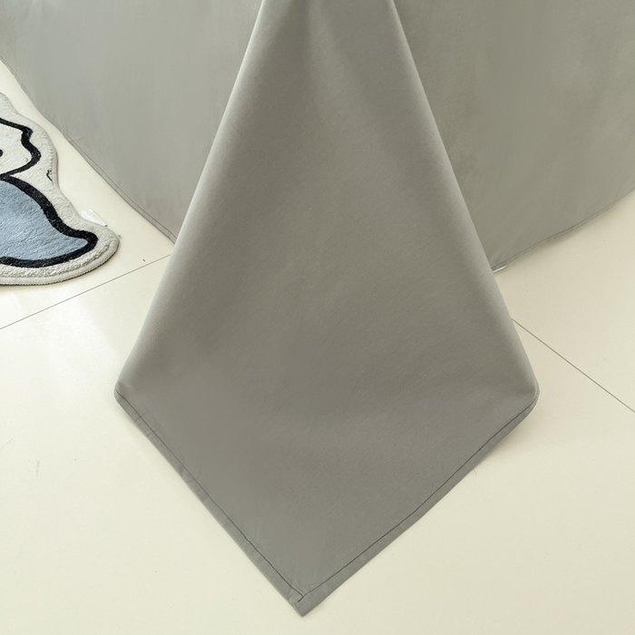 91家纺网 家纺一手货源 找家纺 泽西家纺+V17798841158发大图 2026新款A类全棉纯棉13376单品床单床单单件 绅士灰