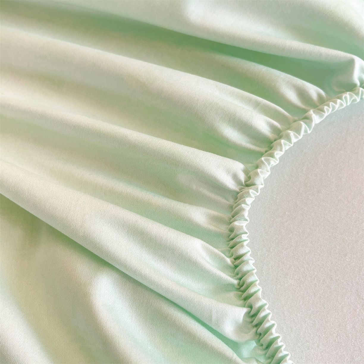 91家纺网 家纺一手货源 找家纺 笙意家纺 2026新款50S全棉纯棉毛巾绣单品床笠床笠单件 星野雪人