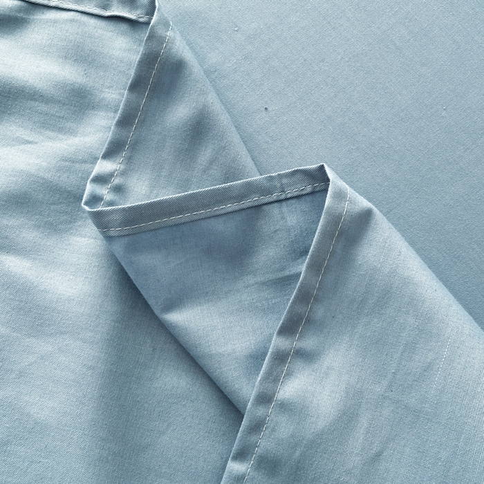 91家纺网 家纺一手货源 找家纺 泽西家纺+V17798841158发大图 2026新款A类全棉纯棉13376单品床单床单单件 雾蓝