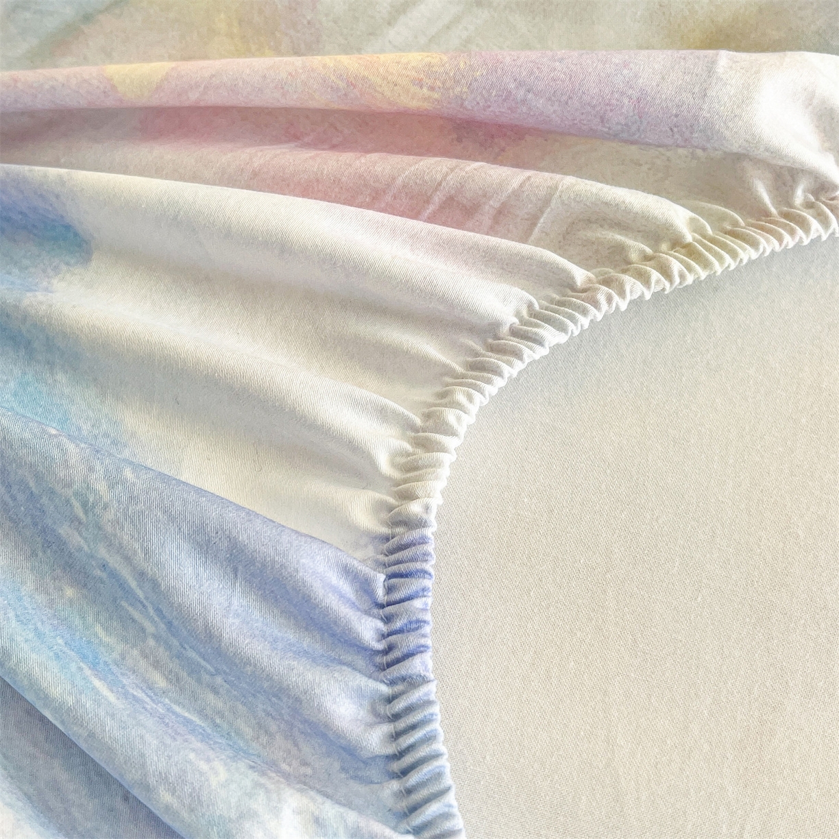 91家纺网 家纺一手货源 找家纺 笙意家纺 2026新款50S全棉纯棉毛巾绣单品床笠床笠单件 星云萌犬