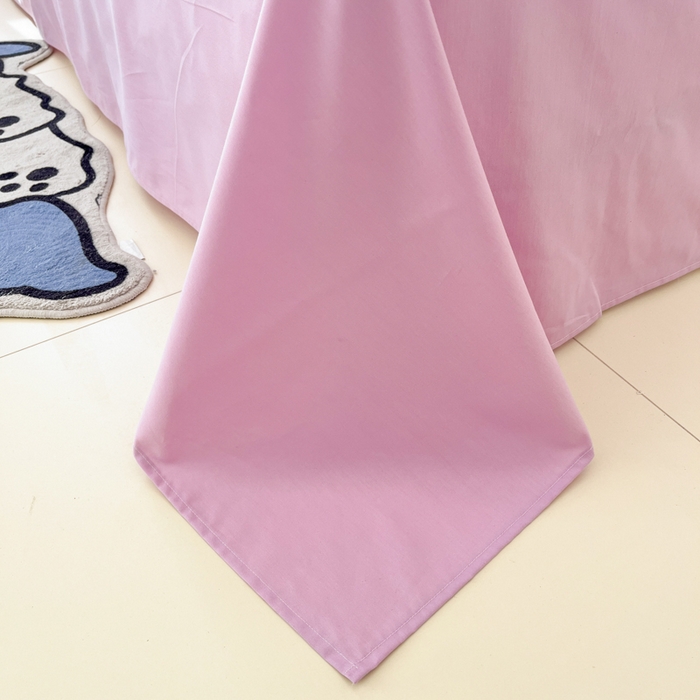 91家纺网 家纺一手货源 找家纺 泽西家纺+V17798841158发大图 2026新款A类全棉纯棉13376单品床单床单单件 芋泥紫