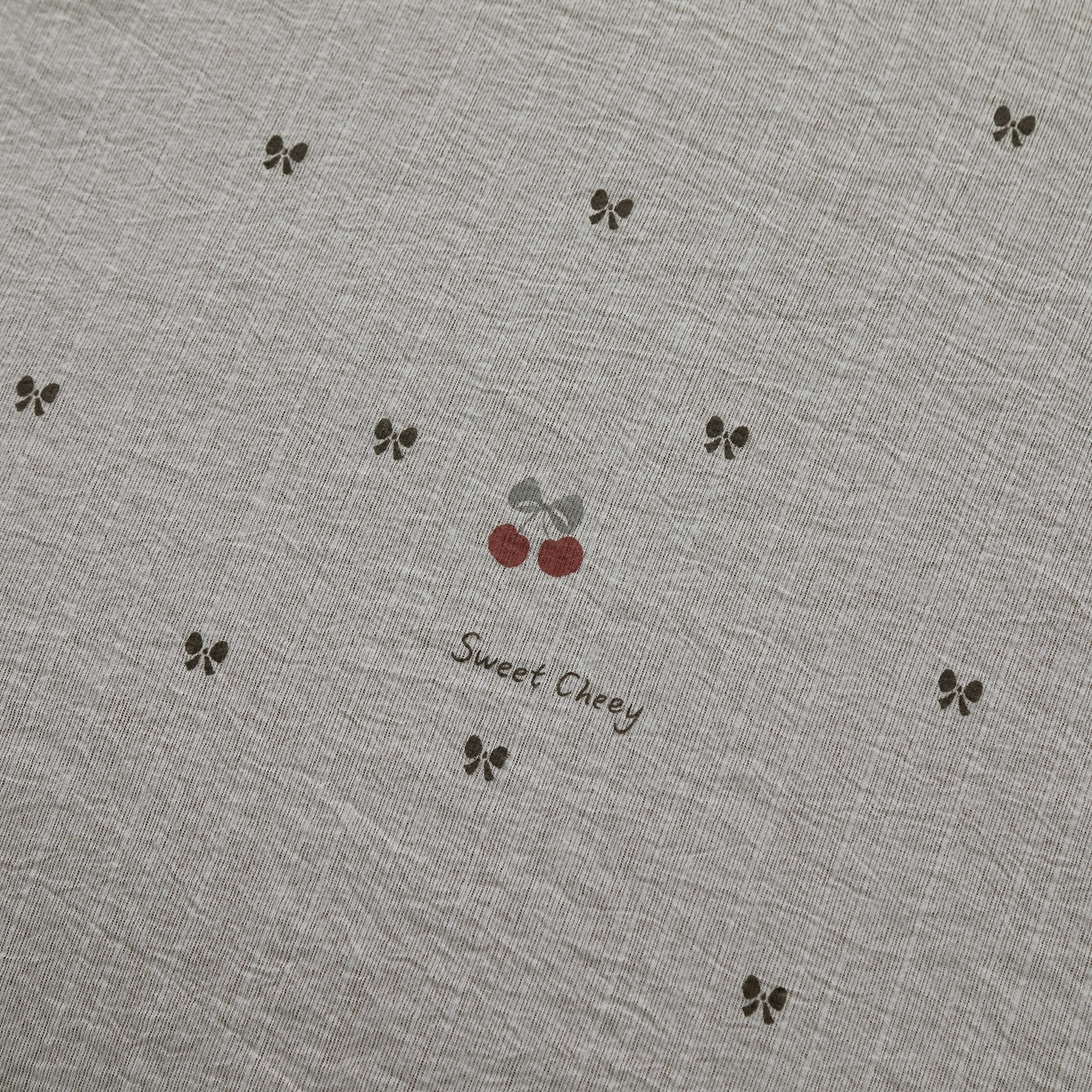 91家纺网 家纺一手货源 找家纺 恋之语 2026新款全棉花边色织水洗棉花边四件套 樱桃