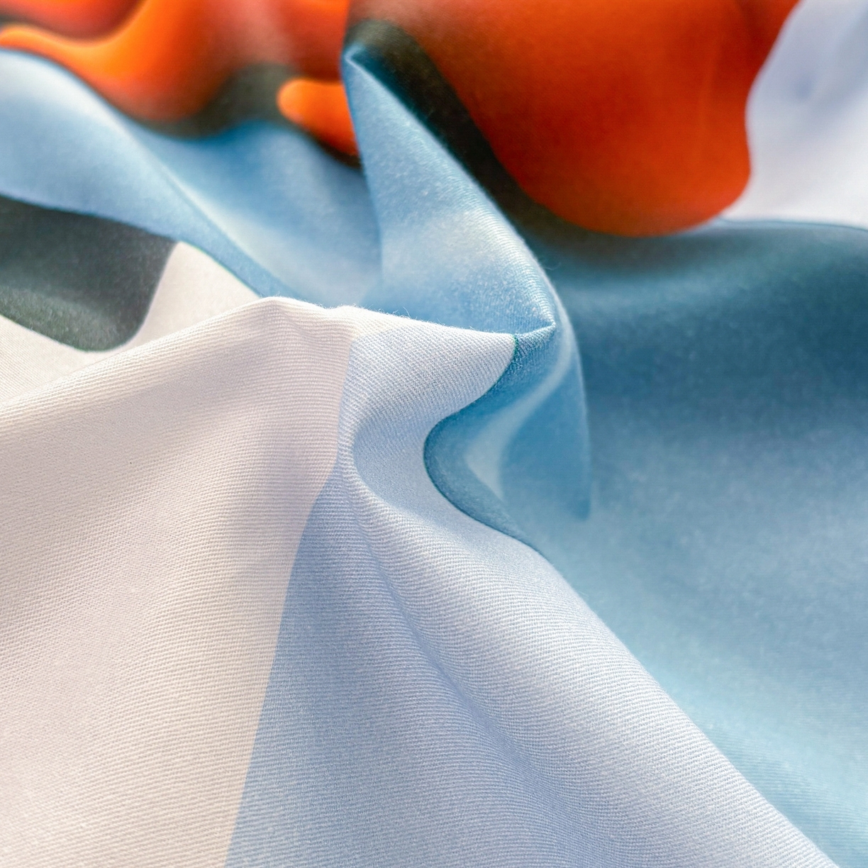 91家纺网 家纺一手货源 找家纺 孩子王家纺 2026新款卡通亲肤活性大版全纯棉专版企鹅系列四件套 滑板企鹅-蓝