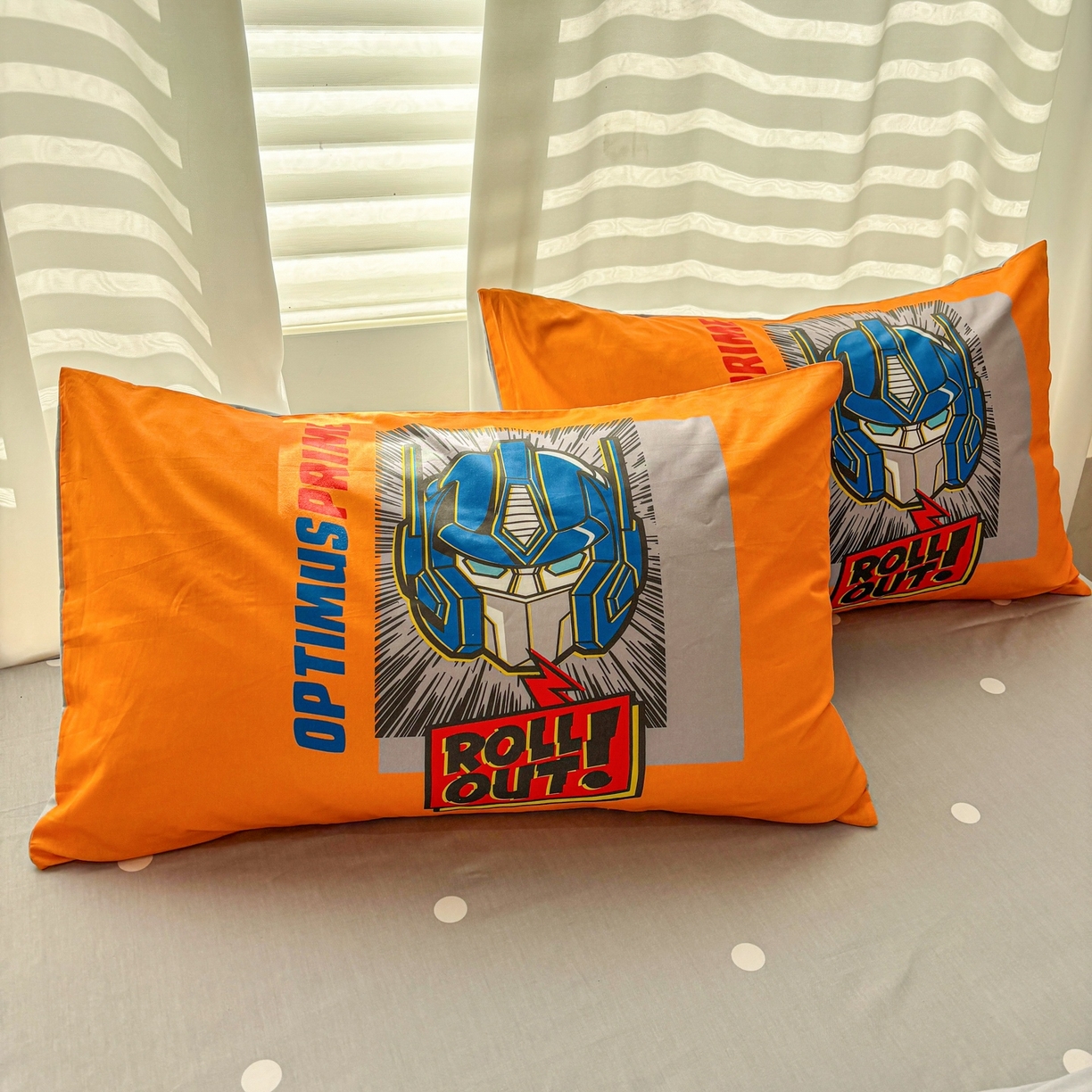 91家纺网 家纺一手货源 找家纺 孩子王家纺 2026新款卡通全棉纯棉正版授权大版变形金刚四件套 战甲擎天柱