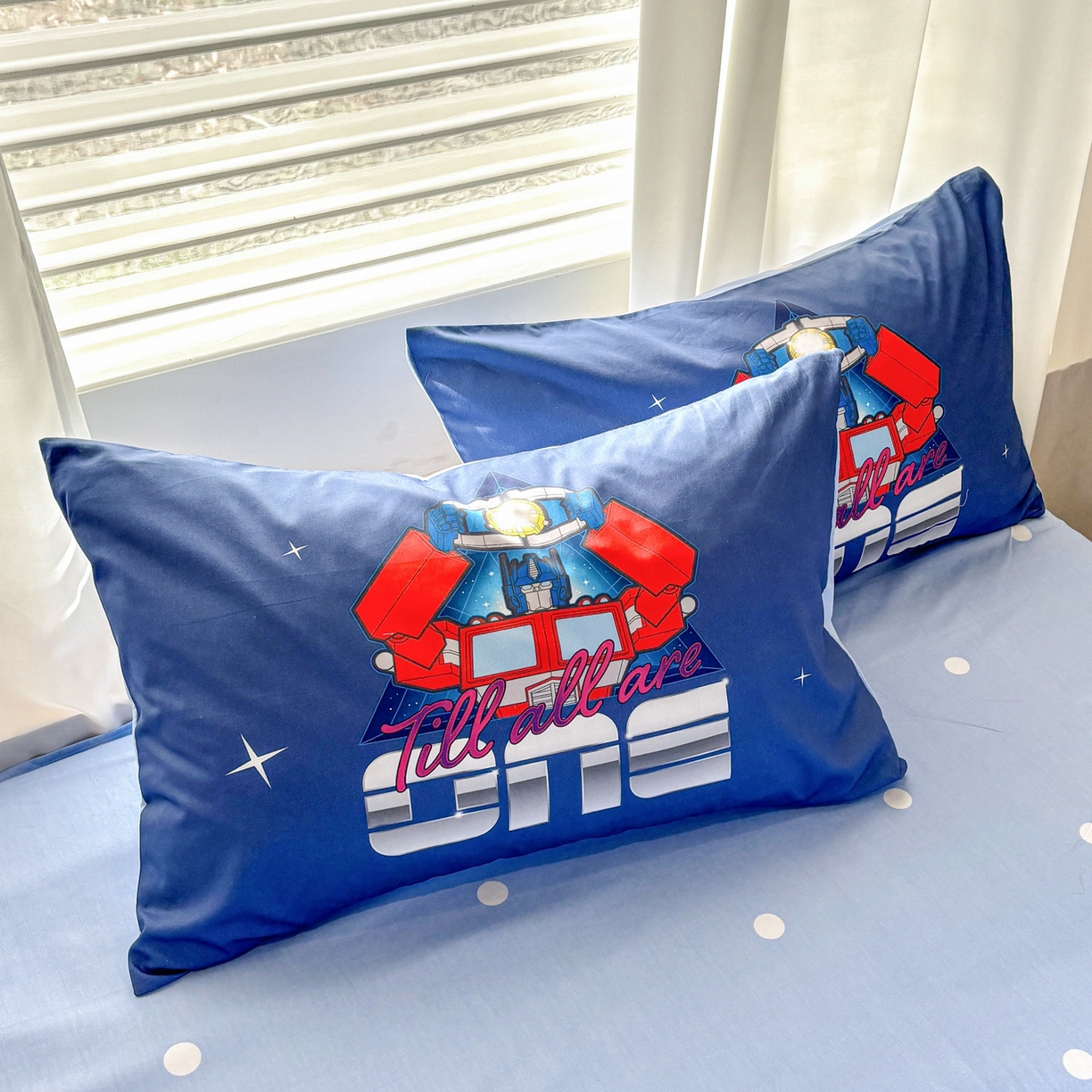 91家纺网 家纺一手货源 找家纺 孩子王家纺 2026新款卡通全棉纯棉正版授权大版变形金刚四件套 三剑客战士