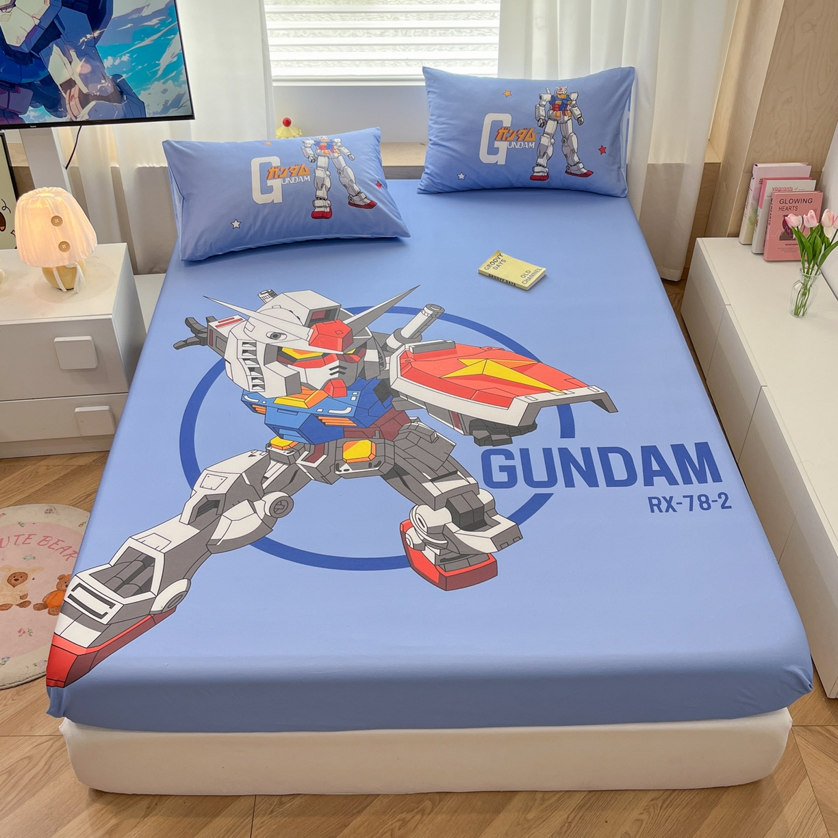 91家纺网 家纺一手货源 找家纺 孩子王家纺 2026新款卡通全棉纯棉正版授权大版变形金刚单床笠床笠单件 钢铁侠