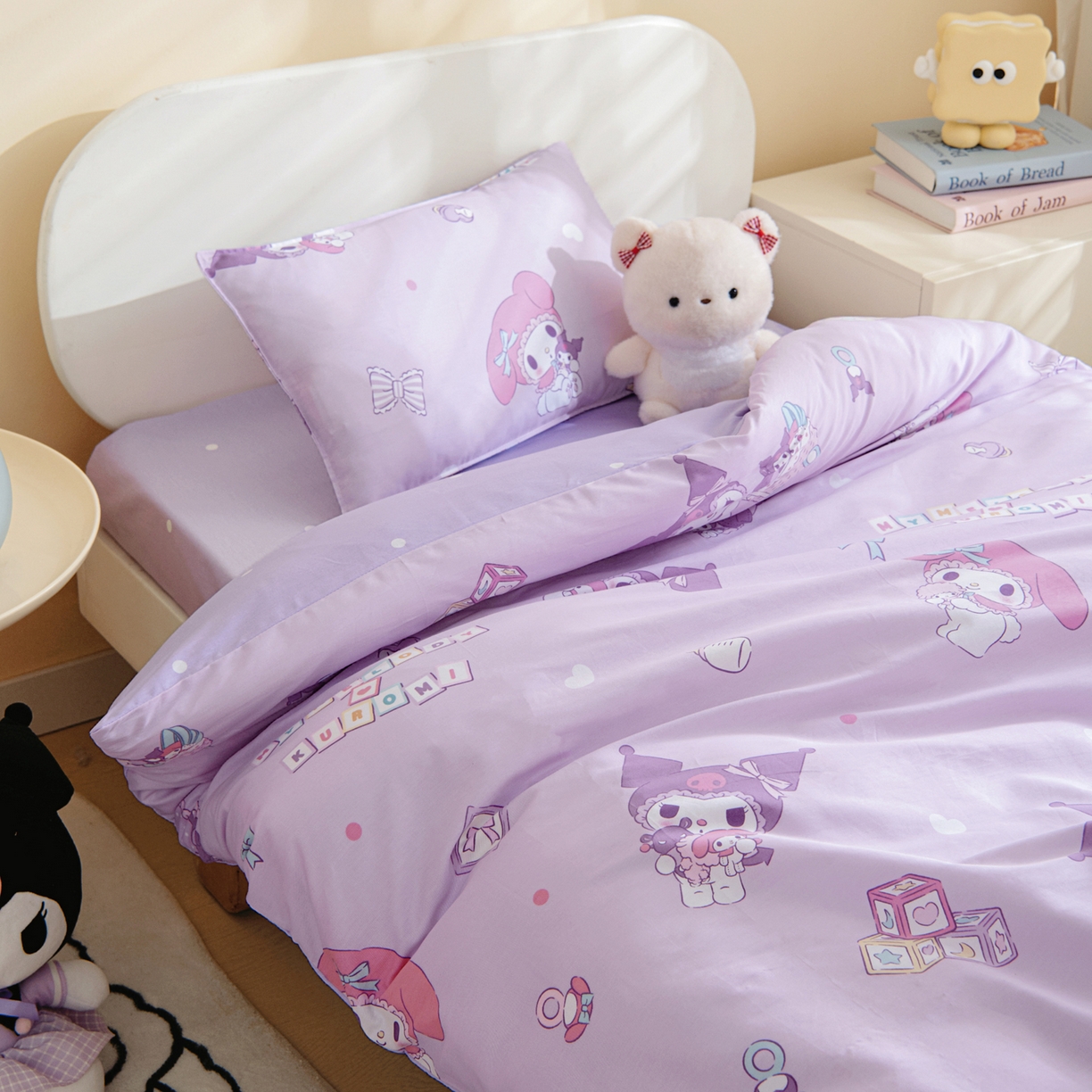 91家纺网 家纺一手货源 找家纺 （总）孩子王家纺 2026新款卡通全棉纯棉正版授权三丽鸥幼儿园套件三件套六件套多件套