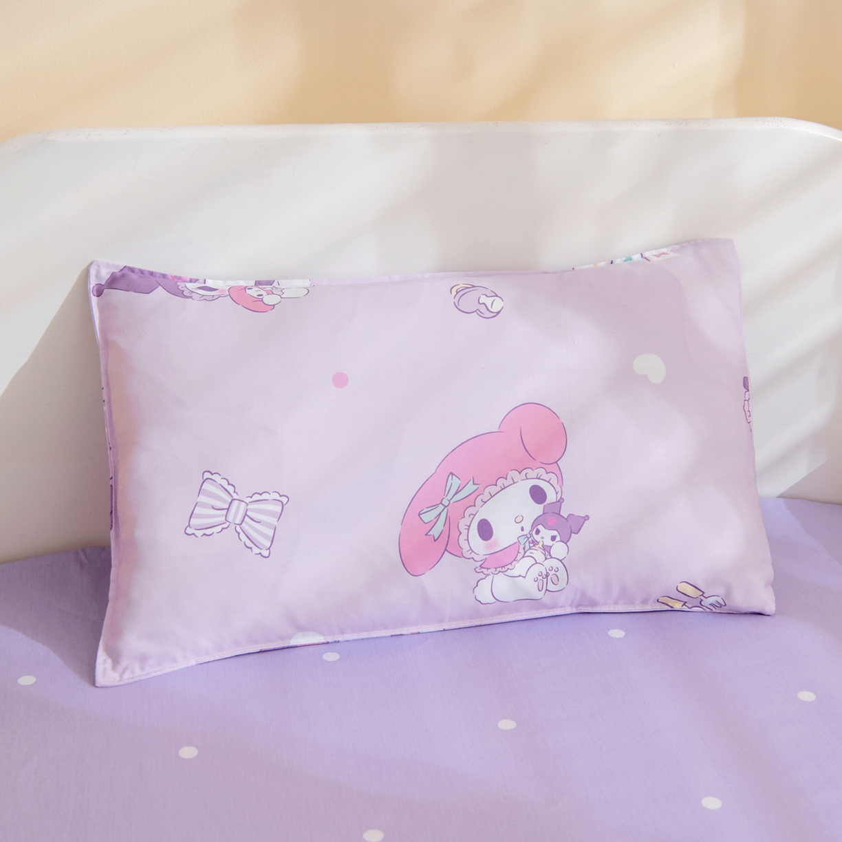 91家纺网 家纺一手货源 找家纺 孩子王家纺 2026新款卡通全棉纯棉正版授权三丽鸥幼儿园套件三件套六件套多件套 甜酷伙伴