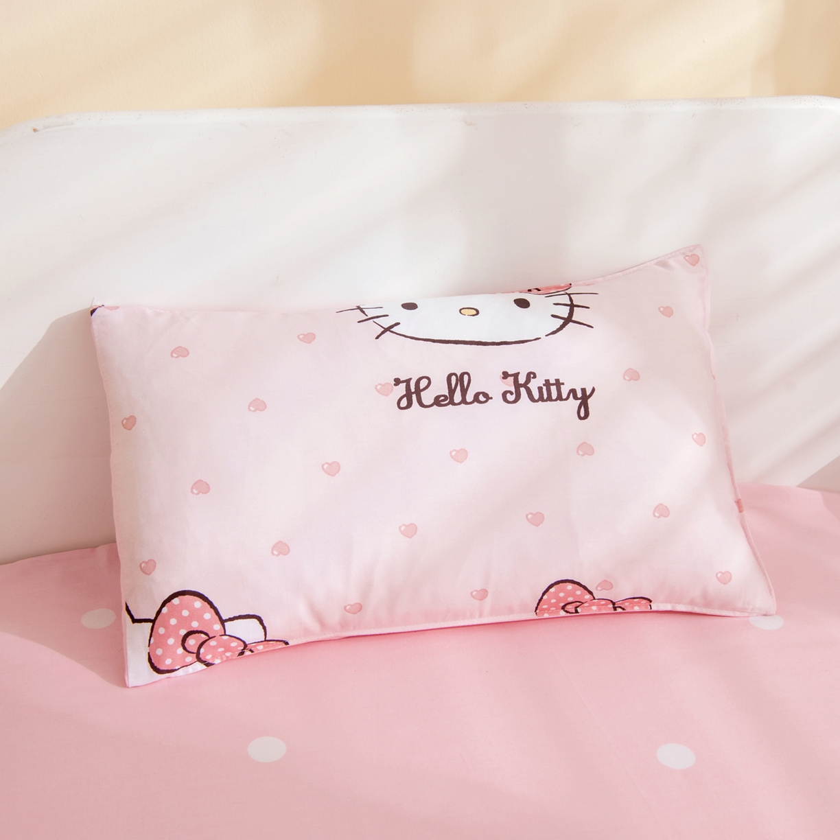 91家纺网 家纺一手货源 找家纺 孩子王家纺 2026新款卡通全棉纯棉正版授权三丽鸥幼儿园套件三件套六件套多件套 甜糯kt