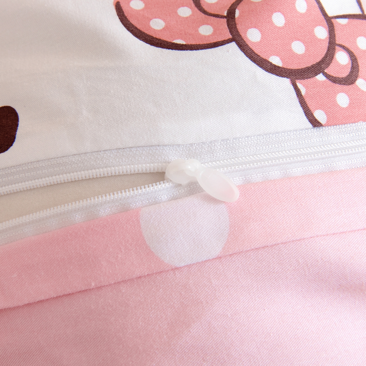 91家纺网 家纺一手货源 找家纺 孩子王家纺 2026新款卡通全棉纯棉正版授权三丽鸥幼儿园套件三件套六件套多件套 甜糯kt