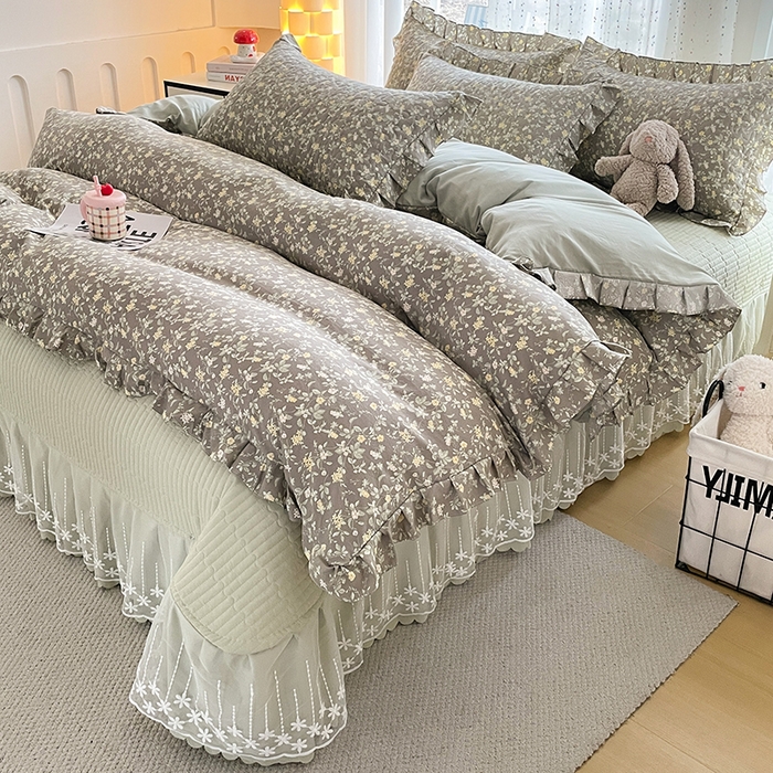 91家纺网 家纺一手货源 找家纺 （总）艺慕家纺 2026新款AB版床盖四件套