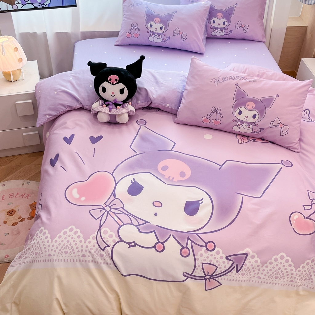 91家纺网 家纺一手货源 找家纺 （总）孩子王家纺 2026新款卡通全棉纯棉正版授权大版三丽鸥系列四件套