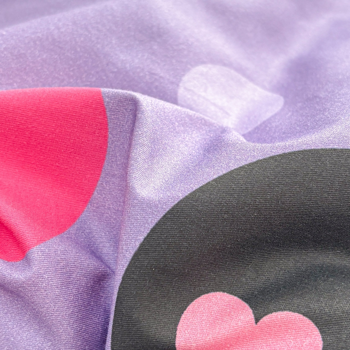 91家纺网 家纺一手货源 找家纺 孩子王家纺 2026新款卡通全棉纯棉正版授权大版三丽鸥系列四件套 圆点库洛米