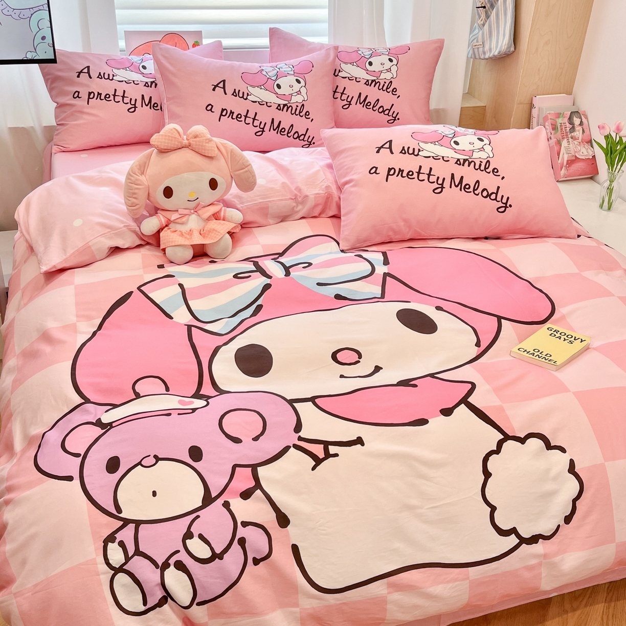 91家纺网 家纺一手货源 找家纺 孩子王家纺 2026新款卡通全棉纯棉正版授权大版三丽鸥系列四件套 好伙伴