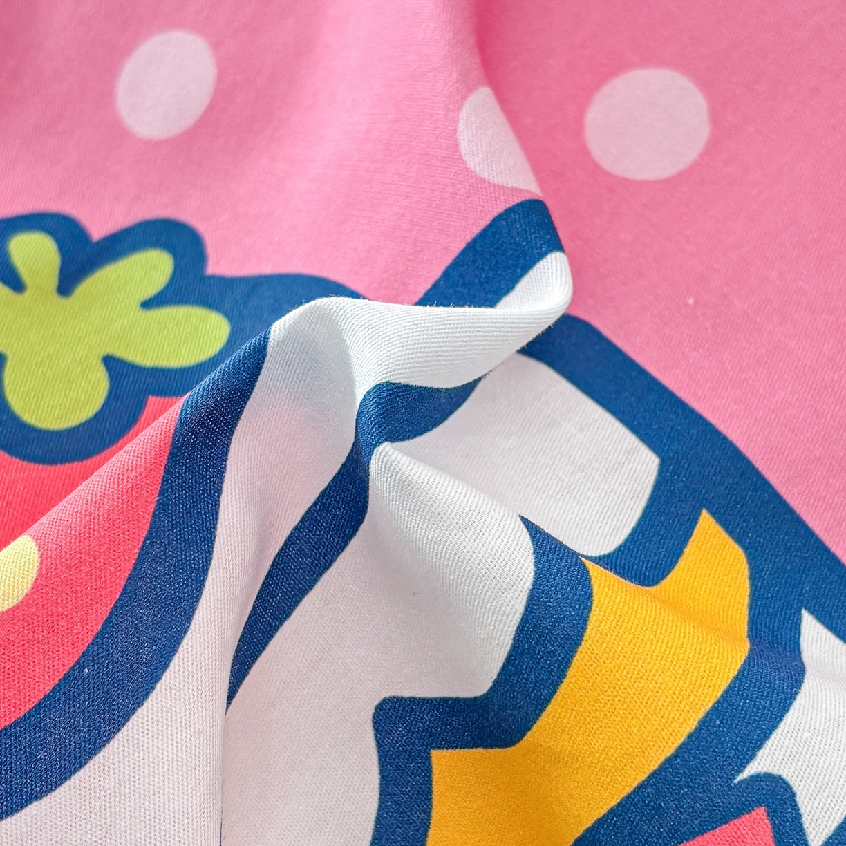 91家纺网 家纺一手货源 找家纺 孩子王家纺 2026新款卡通全棉纯棉正版授权大版三丽鸥系列四件套 格子乐园