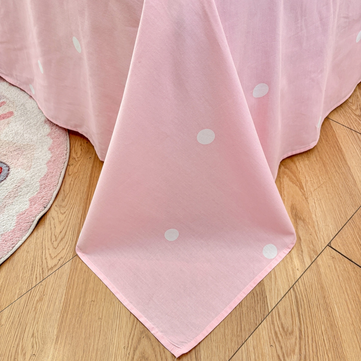 91家纺网 家纺一手货源 找家纺 孩子王家纺 2026新款卡通全棉纯棉正版授权大版三丽鸥系列四件套 调皮美乐蒂