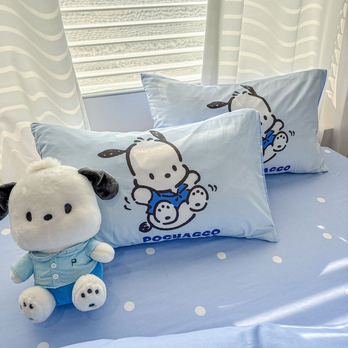 91家纺网 家纺一手货源 找家纺 孩子王家纺 2026新款卡通全棉纯棉正版授权大版三丽鸥系列四件套 童年帕恰