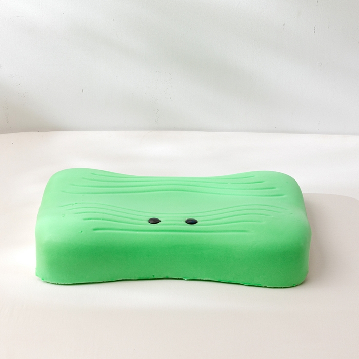 91家纺网 家纺一手货源 找家纺 七夜居 2026新款磁石枕玉石枕生物基聚氨酯零压力双拼慢回弹枕芯枕头 灰色