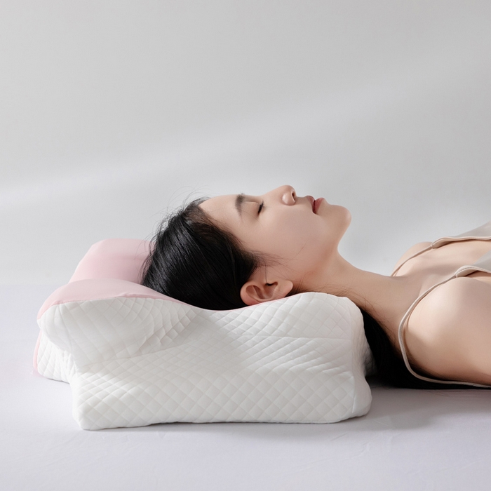 91家纺网 家纺一手货源 找家纺 （总）七夜居 2026新款跨境支撑性牛角枕飞机枕碟形枕枕头慢回弹枕芯