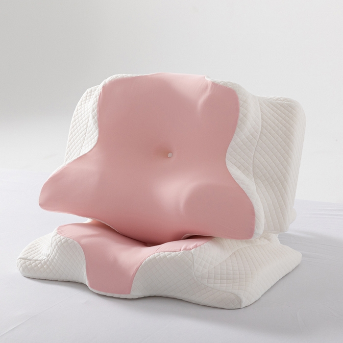 91家纺网 家纺一手货源 找家纺 （总）七夜居 2026新款跨境支撑性牛角枕飞机枕碟形枕枕头慢回弹枕芯