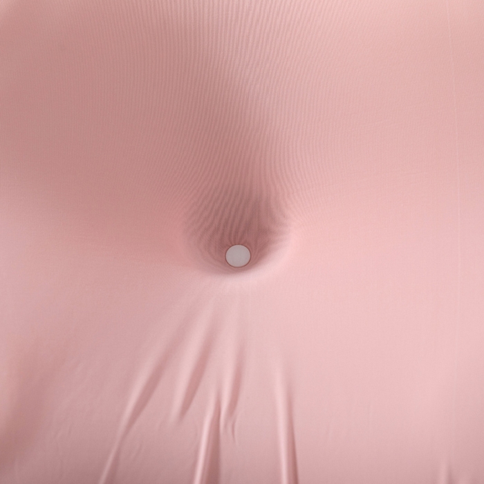 91家纺网 家纺一手货源 找家纺 七夜居 2026新款跨境支撑性牛角枕飞机枕碟形枕枕头慢回弹枕芯 粉色