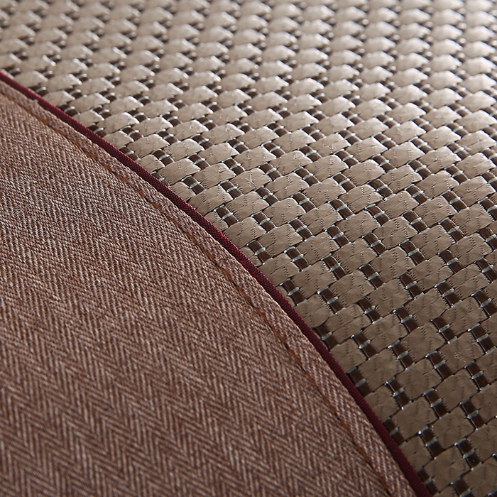 91家纺网 家纺一手货源 找家纺 小牛席业 2026新款冰藤夏凉枕套【中式刺绣】 大冰藤香槟