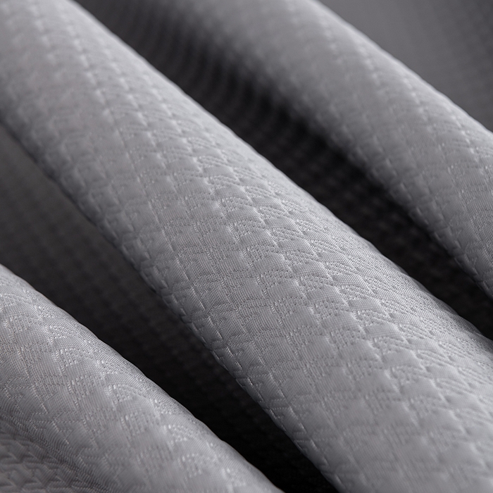 91家纺网 家纺一手货源 找家纺 小牛席业 2026新款经典款-千鸟格冷感豆豆席系列（床笠款） 灰色