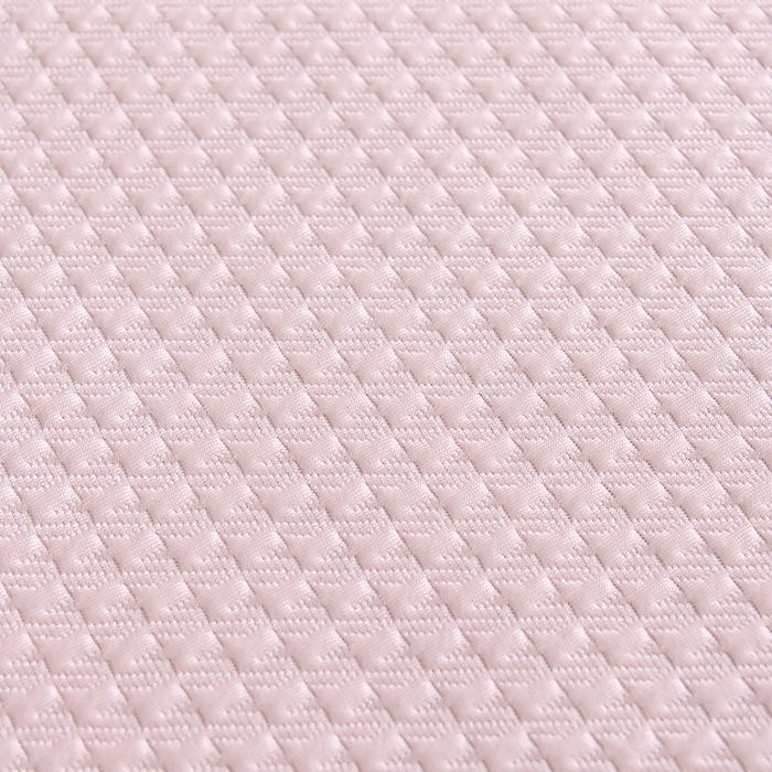 91家纺网 家纺一手货源 找家纺 小牛席业 2026新款经典款-千鸟格冷感豆豆席系列（床笠款） 粉色