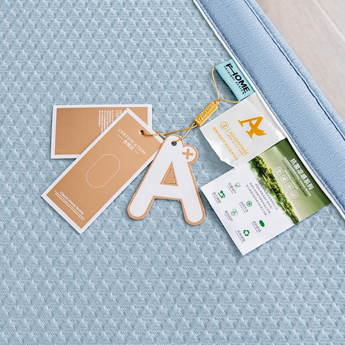 91家纺网 家纺一手货源 找家纺 小牛席业 2026新款经典款-千鸟格冷感豆豆席系列（床笠款） 蓝色