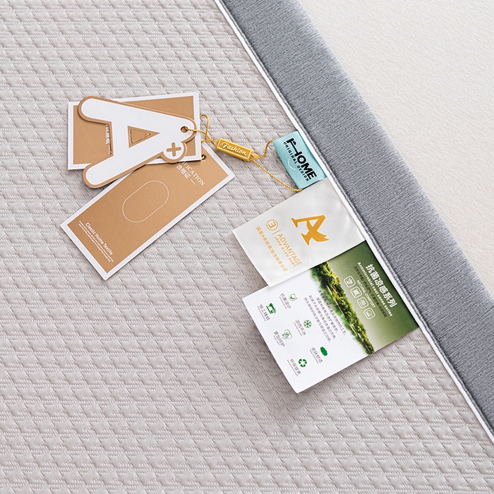 91家纺网 家纺一手货源 找家纺 小牛席业 2026新款经典款-千鸟格冷感豆豆席系列 米色