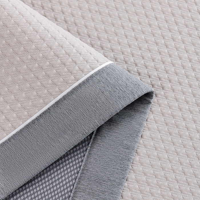 91家纺网 家纺一手货源 找家纺 小牛席业 2026新款经典款-千鸟格冷感豆豆席系列 米色