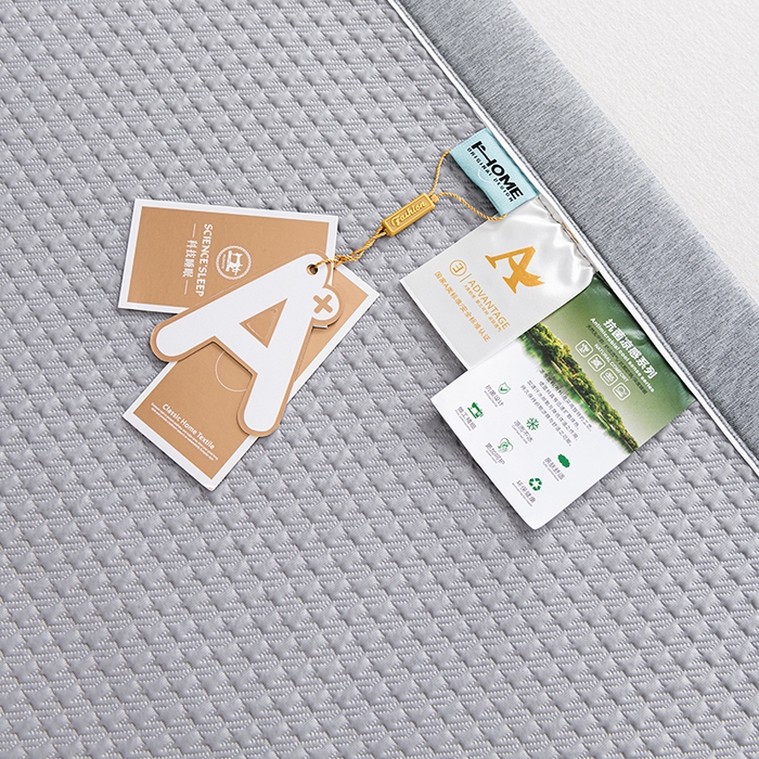 91家纺网 家纺一手货源 找家纺 小牛席业 2026新款经典款-千鸟格冷感豆豆席系列 灰色