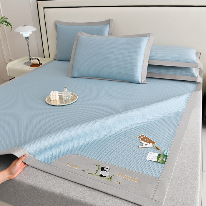 小牛席业 2026新款爱家熊猫豆豆席系列 蓝色