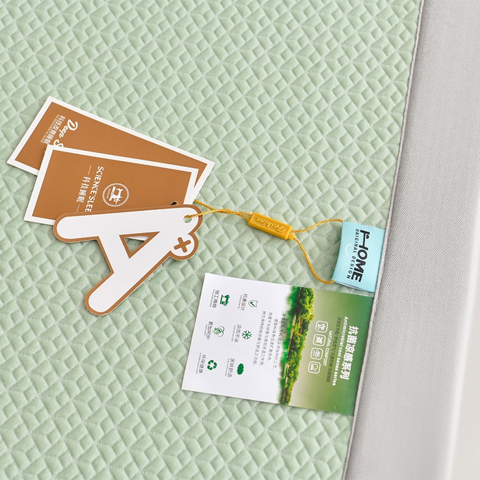 91家纺网 家纺一手货源 找家纺 小牛席业 2026新款爱家熊猫豆豆席系列 绿色