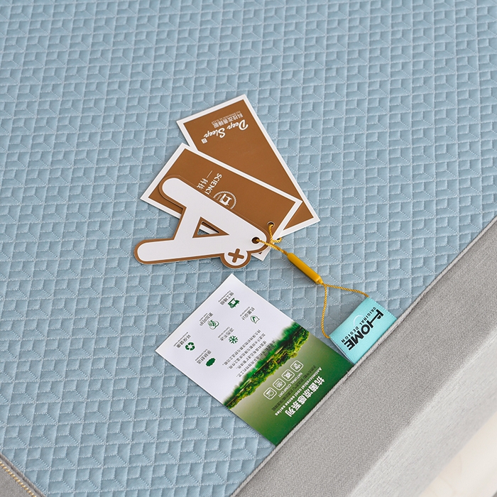 91家纺网 家纺一手货源 找家纺 小牛席业 2026新款爱家熊猫豆豆席系列 蓝色