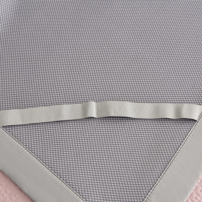 91家纺网 家纺一手货源 找家纺 小牛席业 2026新款爱家熊猫豆豆席系列 粉色