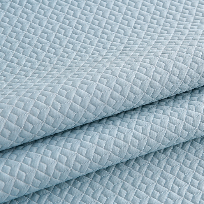 91家纺网 家纺一手货源 找家纺 小牛席业 2026新款爱家熊猫豆豆席系列 蓝色