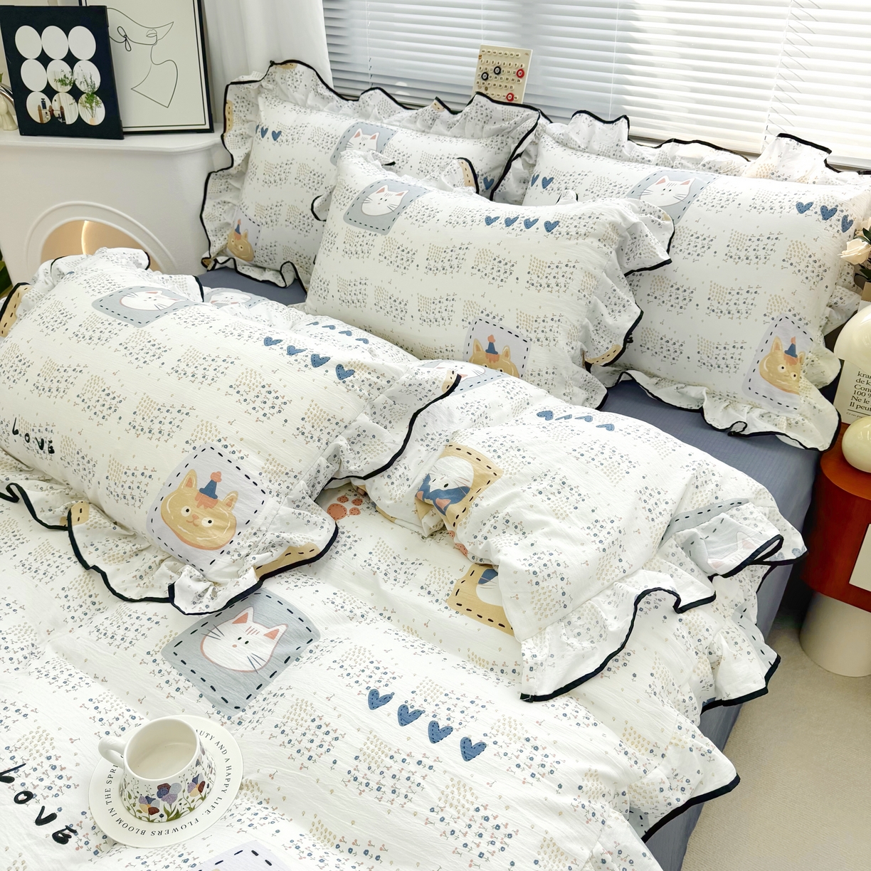 91家纺网 家纺一手货源 找家纺 （总）九诺家纺 2026新款秋冬加厚磨毛床单四件套